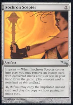 Isochron Scepter - Heavy Play MTG Mirrodin - Image 1