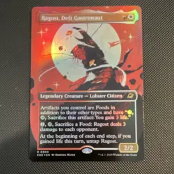 Magic: The Gathering Ragost, Deft Gastronaut Foil Borderless Card - Image 1