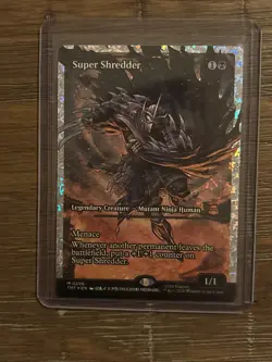 Super Shredder (Showcase) (Fracture Foil) Teenage Mutant Ninja Turtles Foil - Image 1