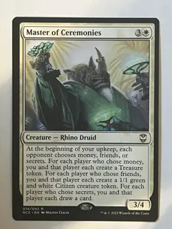 MTG - Master of Ceremonies - Commander: Streets of New Capenna Regular 018 - Image 1