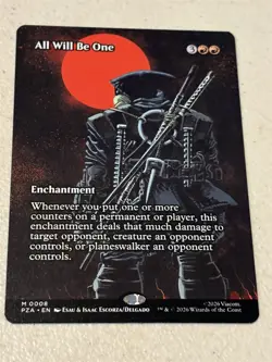 mtg borderless All Will Be One, PZA, TMNT eternal legal, unplayed - Image 1