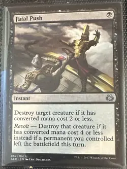 Fatal Push Aether Revolt Regular Mtg Magic The Gathering - Image 1