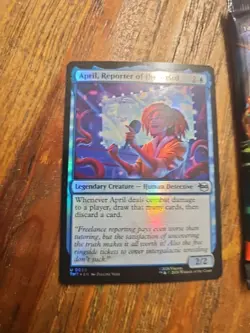 MTG April, Reporter of the Weird Teenage Mutant Ninja Turtles Foil - Image 2