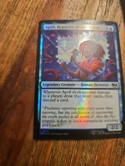 MTG April, Reporter of the Weird Teenage Mutant Ninja Turtles Foil - Image 3