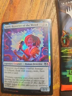 MTG April, Reporter of the Weird Teenage Mutant Ninja Turtles Foil - Image 5