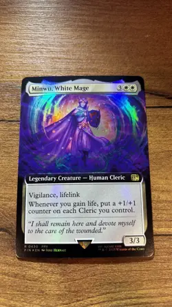 Minwu, White Mage (Extended Art) FOIL - FINAL FANTASY (FIN) (430) - Image 1