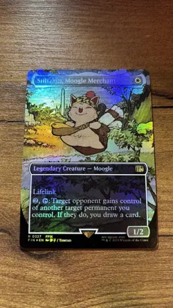 Stiltzkin, Moogle Merchant (Borderless) FOIL - FINAL FANTASY (FIN) (327) - Image 1