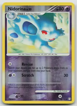 Pokemon Card Nidorina REVERSE HOLO Mysterious Treasures 56/123 - Image 1
