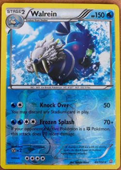 Pokemon - Walrein 48/160 - XY Primal Clash - Reverse Holo - NM/M - Image 1