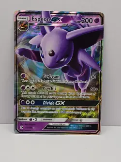 Espeon GX 61/149 - Sun & Moon Base Set - Holo Ultra Rare - Pokemon - Image 1