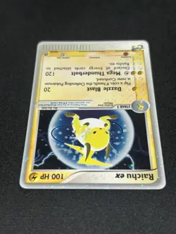 Pokemon TCG Raichu EX Sandstorm Holo Rare Card 98/100, NM-/LP+ - Image 2