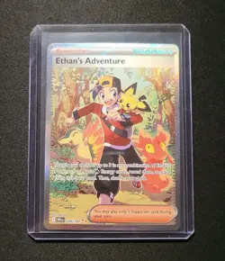 Ethan's Adventure 236/182 Pokemon Destined Rivals Gorgeous Condition #236 NM - Image 1