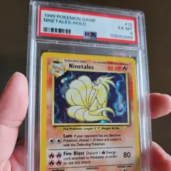 Ninetales #12 PSA 6 1999 Pokemon Game Holo - Image 3