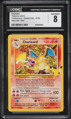 Pokemon Celebrations Base Set Charizard Blastoise Venusaur PSA CGC 8 10 Set - Image 2