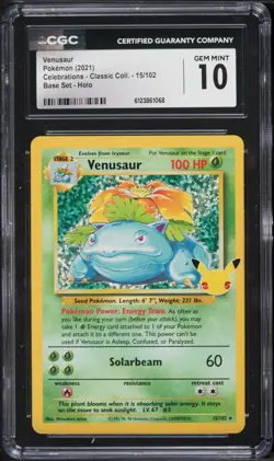 Pokemon Celebrations Base Set Charizard Blastoise Venusaur PSA CGC 8 10 Set - Image 4