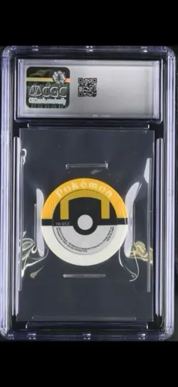 CGC 7.5 NEAR MINT + Battrio Pokemon Japanese Arcade Chip / Coin! Sceptile Holo - Image 2