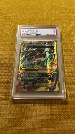 2015 POKEMON XY ANCIENT ORIGINS 98 FULL ART/M RAYQUAZA EX - Image 5