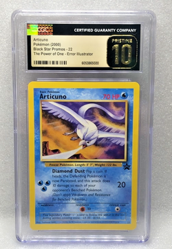 Pokemon Moltres, Zapdos, Articuno Aoki Error WOTC Promos CGC 10 PRISTINE SET - Image 5