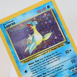 Pokemon TCG - Lapras 10/62 Fossil Holo Rare WOTC - EXC/NM - Image 1