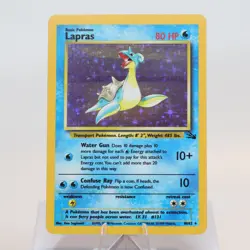 Pokemon TCG - Lapras 10/62 Fossil Holo Rare WOTC - EXC/NM - Image 2