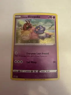 Pokemon: Galarian Slowpoke SWSH126 Black Star Promo Card NM/M - Image 1