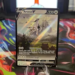 Pokemon TCG Arceus V SWSH204 Sword & Shield Promo Holo 220HP 130 Power Edge - Image 1
