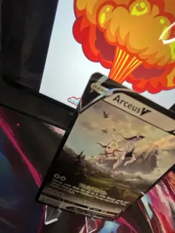 Pokemon TCG Arceus V SWSH204 Sword & Shield Promo Holo 220HP 130 Power Edge - Image 5