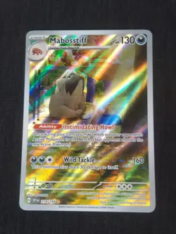 Mabosstiff 218/198 Scarlet & Violet IR Full Art Pokemon Card Mint 💎 - Image 1