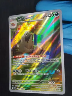 Mabosstiff 218/198 Scarlet & Violet IR Full Art Pokemon Card Mint 💎 - Image 2