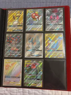 Pokemon Binder Lot. Team Up Partially Complete Set. Magikarp & Wailord 161/181 - Image 1