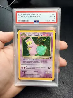 2000 POKEMON ROCKET UNLIMITED #12 DARK SLOWBRO-HOLO PSA 4 - Image 1