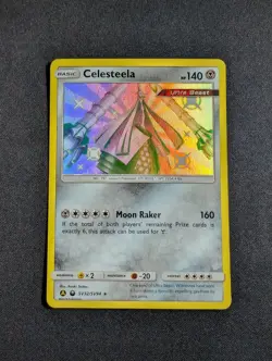 Pokemon Celesteela SV32/SV94 Shiny Holo Rare Hidden Fates: Shiny Vault NM - Image 1