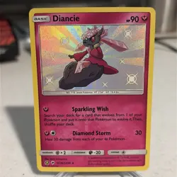 Pokemon Diancie TCG SV36/SV94 Shiny Vault Holo Rare Hidden Fates - Image 1