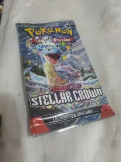 Pokemon Stellar Crown Booster Pack 9 Packs - Image 5