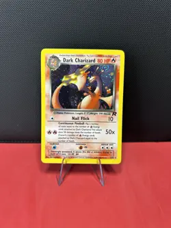 Pokemon 2000 - Dark Charizard 4/82 - Team Rocket Holo - Near Mint - Image 1