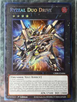 Yugioh Ryzeal Duo Drive CRBR-EN006 1st Edition Collector’s Rare NM - Image 3