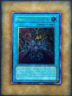 Yugioh Phantasmal Martyrs SOI-EN041 Ultimate Rare 1st Ed LP - Image 1