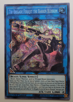 Yu-Gi-Oh Tri-Brigade Ferrijit the Barron Blossom 1st Ed Secret Rare MP21-EN196 - Image 1
