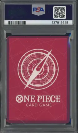 2022 One Piece OP01 EN Pre-Errata #002 Trafalgar Law PSA 9 MINT - Image 2