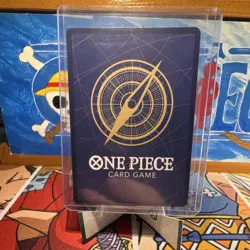 One Piece CCG Stussy Alternate Art Foil OP13-110 Carrying On His Will SR - Image 2