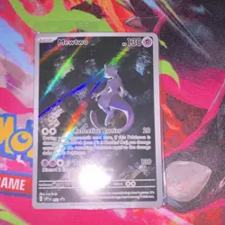 Pokemon Mewtwo 052 SV Black Star Promo Holo 2023 Scarlet & Violet Card sealed - Image 1