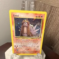 Pokemon Entei Neo Revelation Holo Rare 80 HP Basic 06/64 Unlimited Card - Image 3