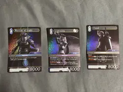Final Fantasy Dissidia NT Promo Card Set English TCG Trading Card Game (3) - Image 1