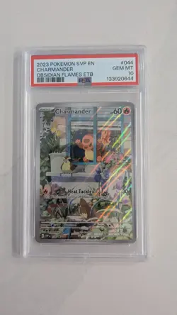 Charmander 044 Black Star Promo PSA 10 Pokemon TCG Scarlet & Violet Promo Cards - Image 1
