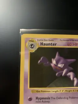 Haunter 29/102 Base Set Rare Vintage 1999 Pokemon Card - Image 2