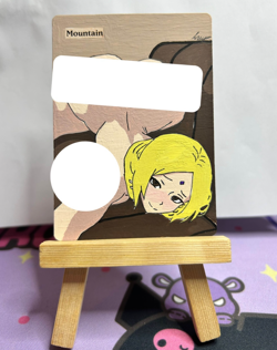Magic-MTG / Altered / Mountains / Tsunade Hand-Painted TCG card - Image 1