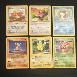 Pokemon Card Lot WOTC Vintage Jungle 6 Cards - Image 1