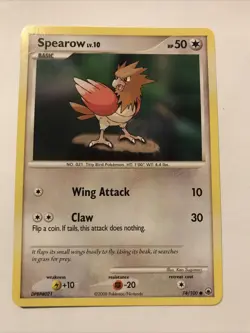 Spearow Majestic Dawn Pokemon TCG 74/100 Diamond & Pearl Common Card - Image 1