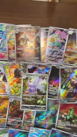 100pcs Pokemon Chinese Card CHR & AR Full Art Holo Card Lot Bulk Pack Wholesale - Image 2