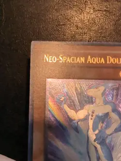 Yu-Gi-Oh! ULTIMATE RARE CARD NEO-SPACIAN AQUA DOLPHIN POTD-EN003 1ST LP - Image 5